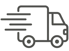 Fast delivery shipping truck icon