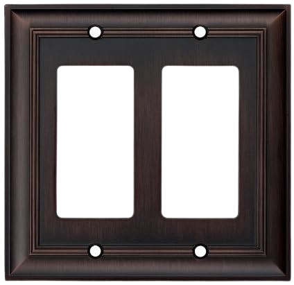 Cosgrove 2-gang Double Decorator Outlet or Switch Wall Plate